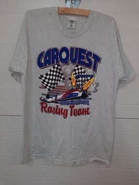 Vintage Carquest Ray-Brothers Racing Team Graphic Tee - Light Gray